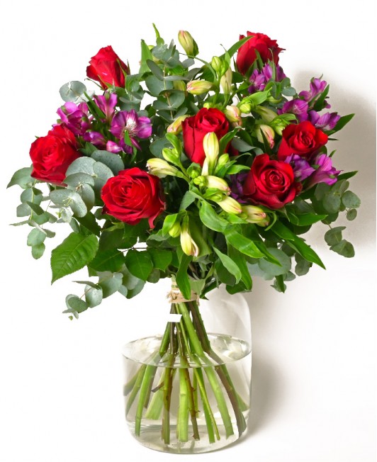 Rožių ir Alstromerijų puokštė